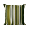 Almofada Linho Acqua Listras Verde 55X55cm - Decortextil
